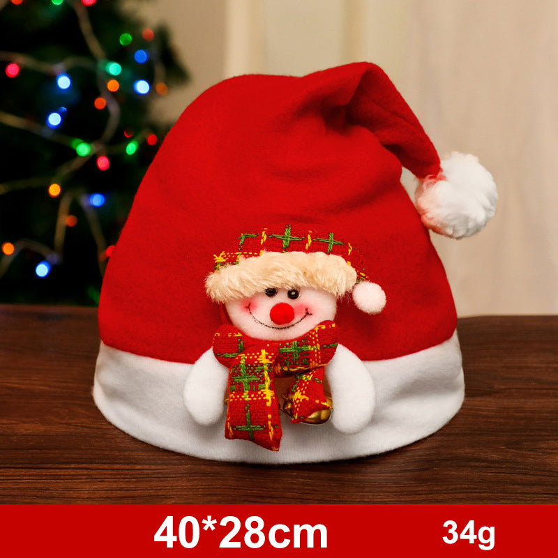 Fashion Snowman ElK Santa Claus Hats Xmas Gift Decoration