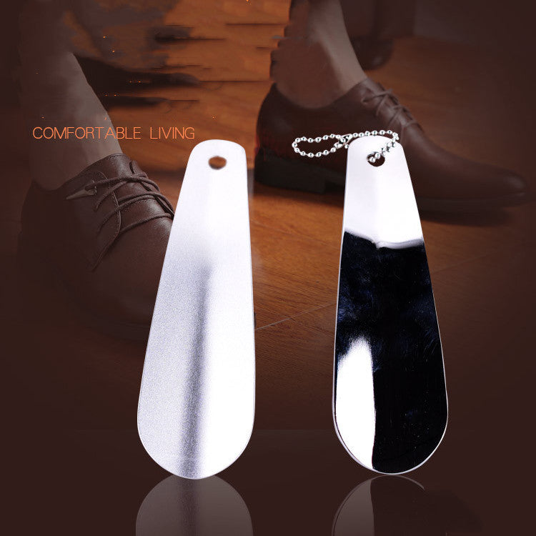 Small And Practical Stainless Steel Small Shoehorn With Chain