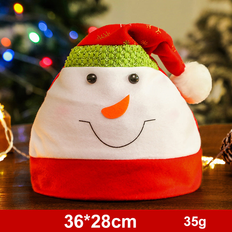 Fashion Snowman ElK Santa Claus Hats Xmas Gift Decoration